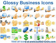 Glossy Business Icons screenshot